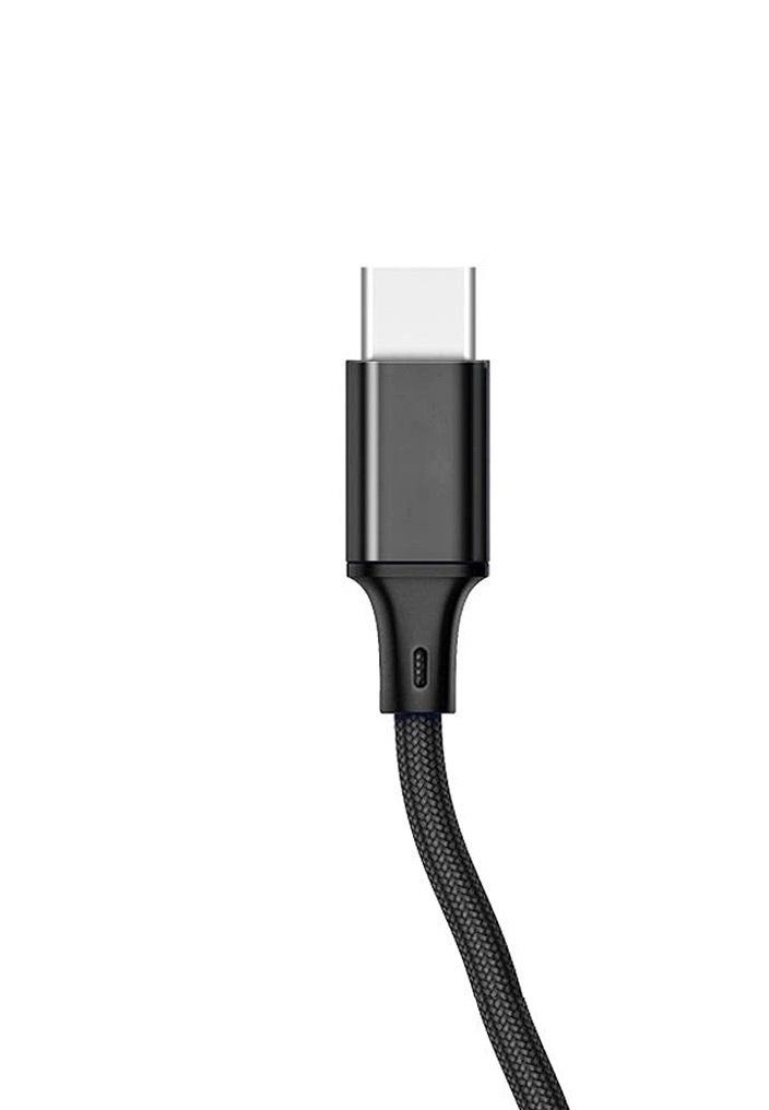 Ventarent Ladekabel 3in1 passt für iPhone 12 13 14 Pro Max Galaxy S23 S22 Ultra Smartphone-Kabel, USB-A, Lightning, Micro-USB, USB-C (120 cm), Universal Handy passt für Apple iPhone, Samsung Galaxy, Huawei, Google