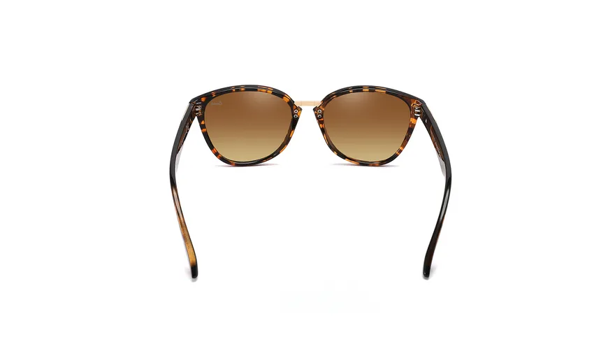 Caresse Brillenmode Sonnenbrille Kunststoff demibraun