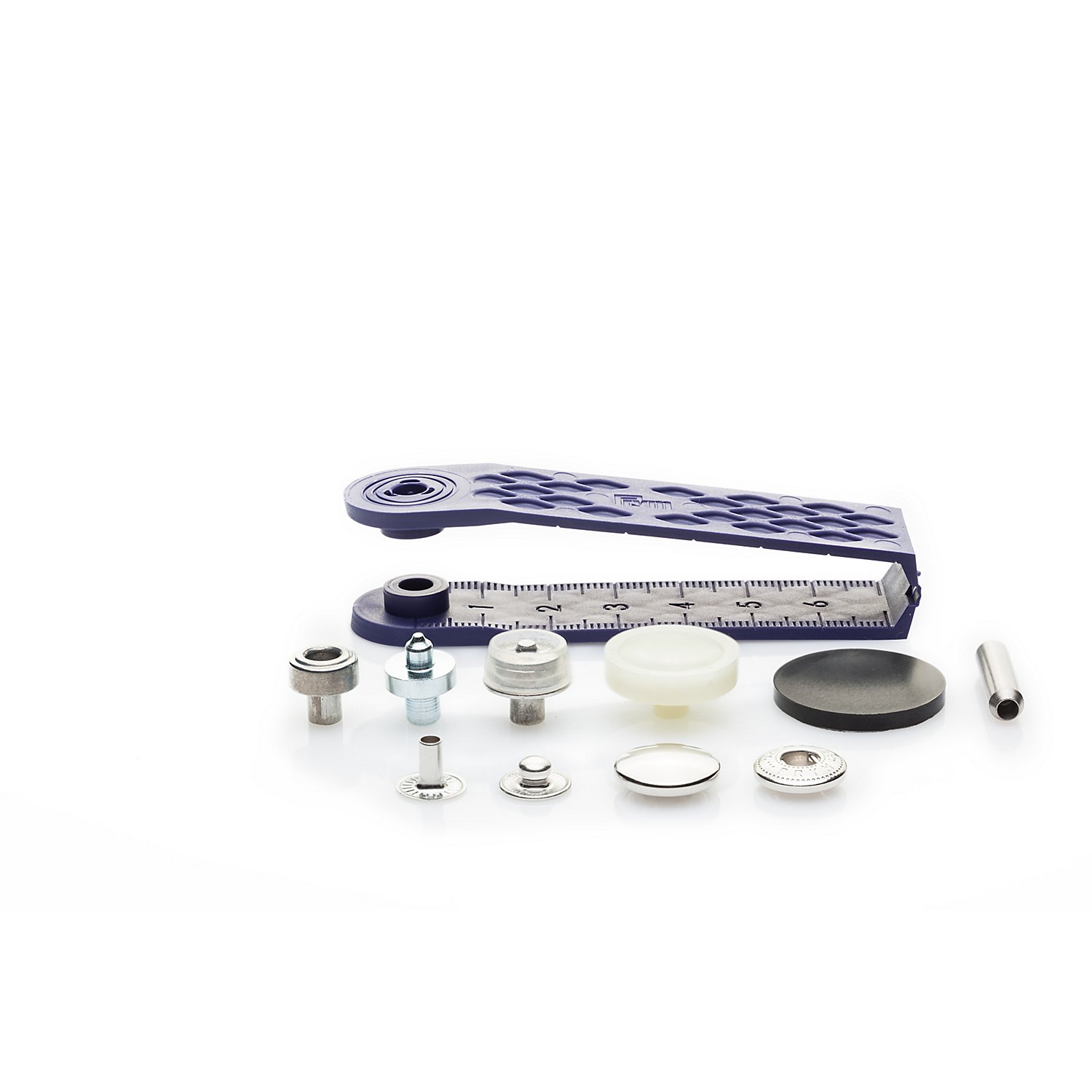 Prym Anorak-Druckknöpfe, silber, Größe: 15 mm Ø, Inhalt: 10 Stück