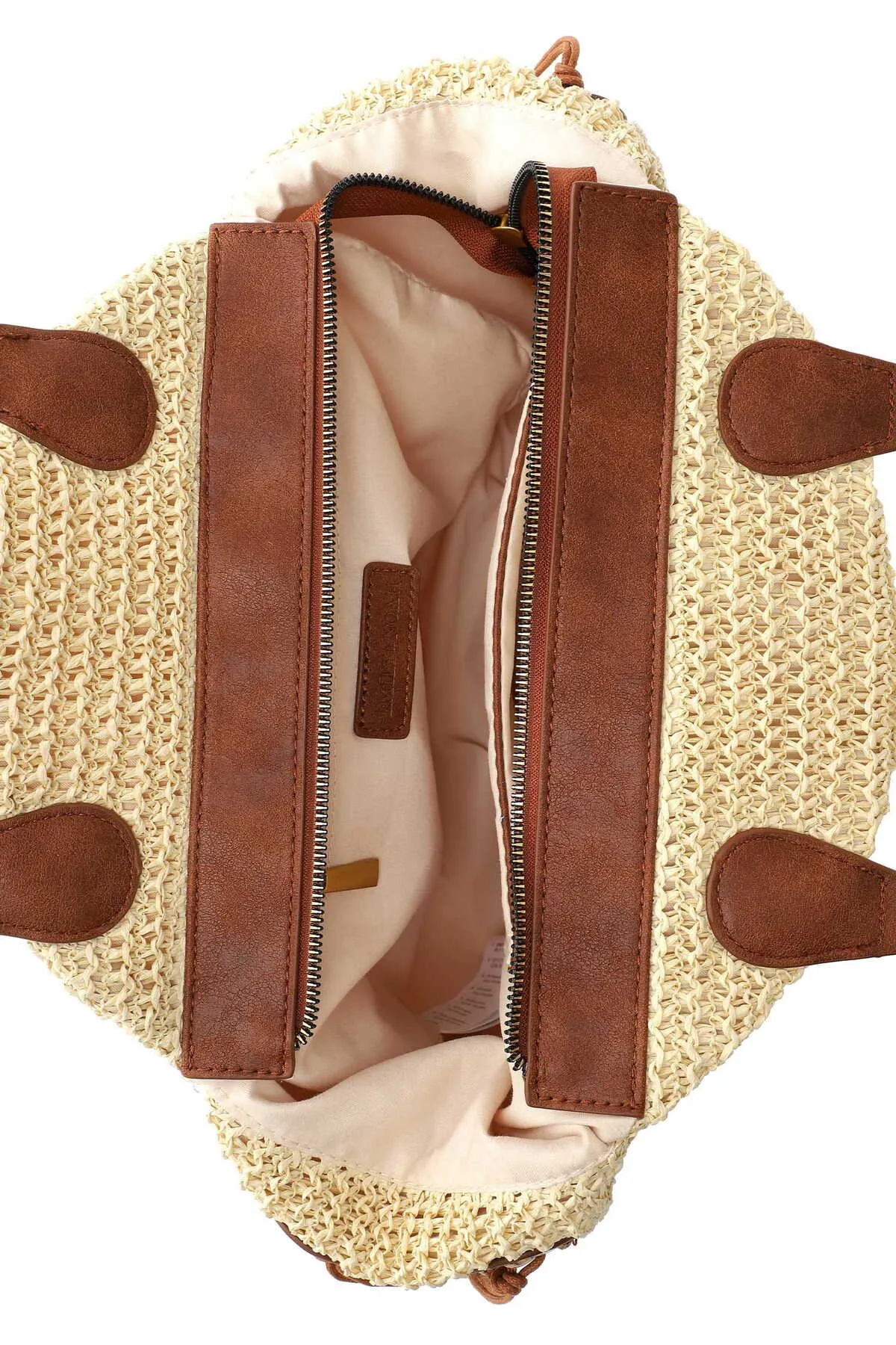 Emily & Noah  Handtasche - Beige - Strukturiert
