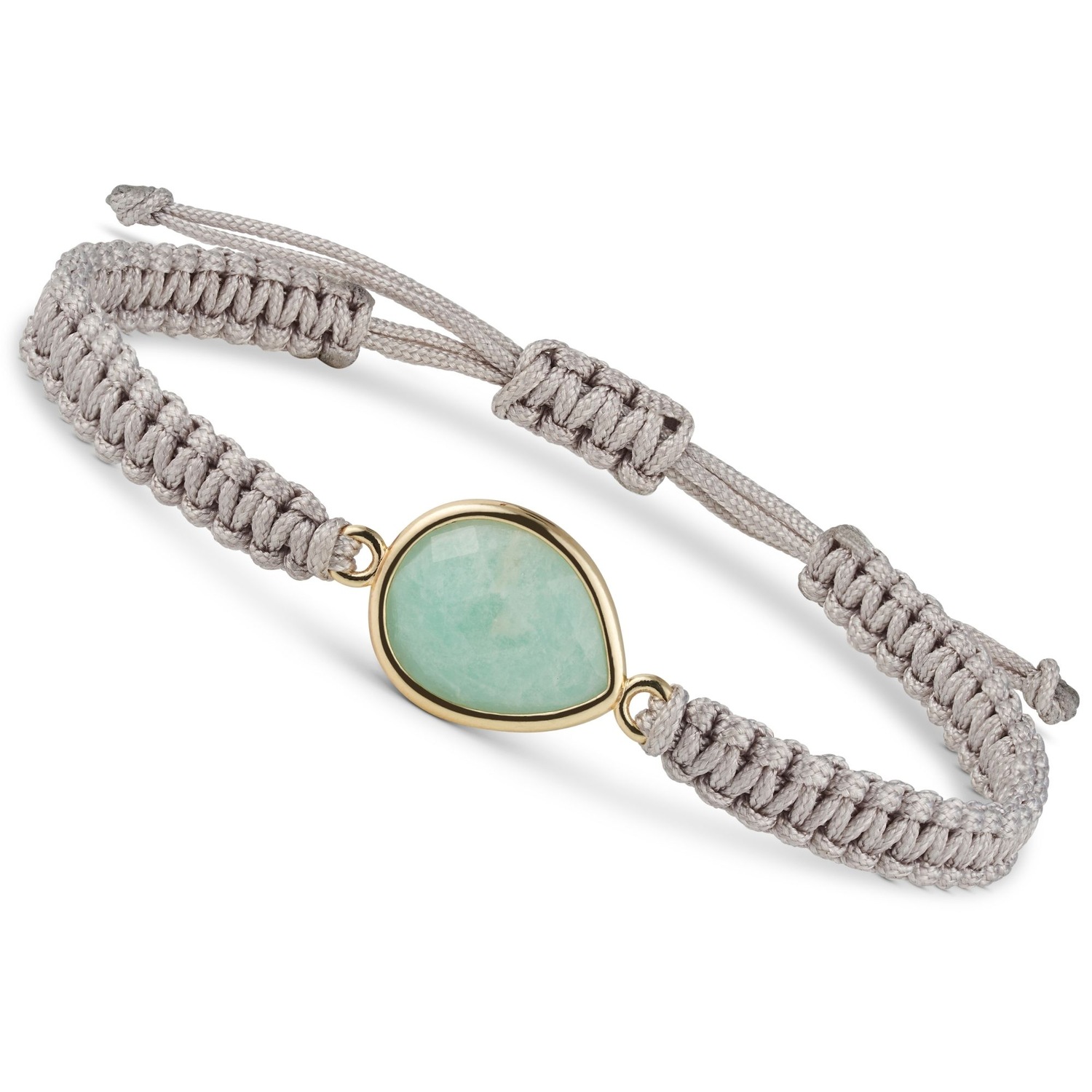 Yoga Armband - Mondstein Edelstein Perlen Weiß mit Anhänger