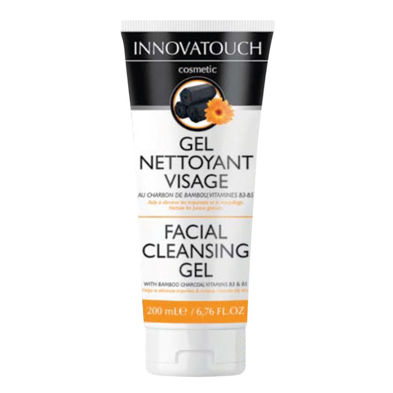 Innovatouch Gel Nettoyant au Charbon de Bambou Élimine Les Impuretés - Peaux Grasses 200 ml