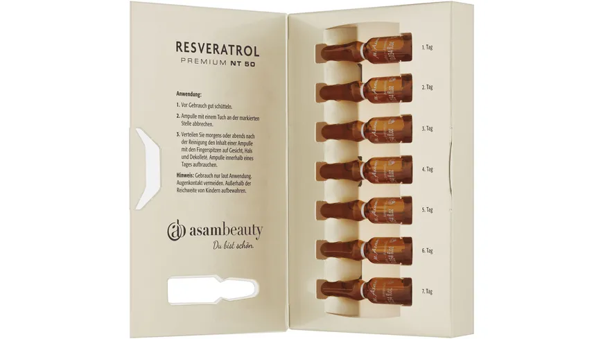 M. Asam® RESVERATROL PREMIUM NT50 Ampullen Kur 7 ml