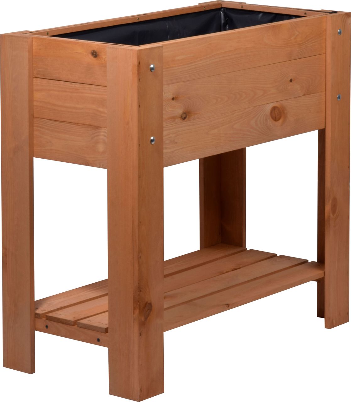 dobar Hochbeet mit Ablagefläche braun