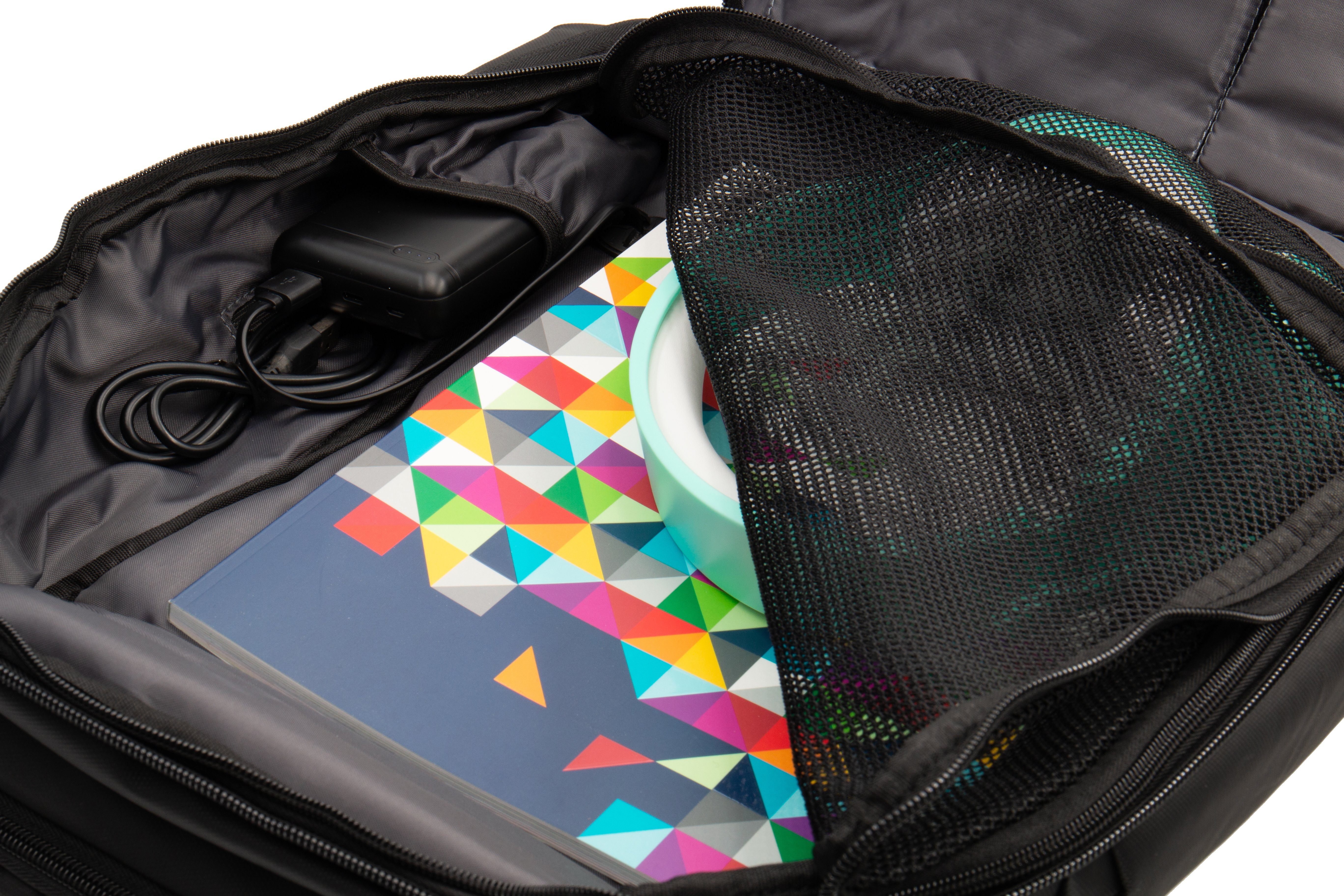 Hyrican Laptoprucksack Striker Game Bag CAMPER LED Laptoprucksack, 17,3'' Notebook, 12