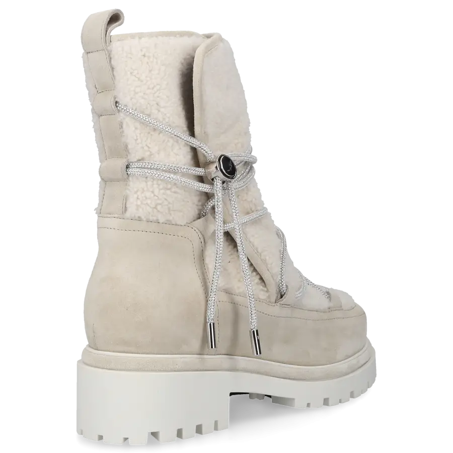 Rene Caovilla - Stiefeletten ASPEN 25 Veloursleder - beige