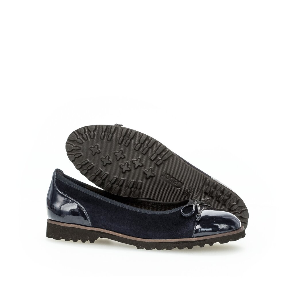 Gabor fashion Sportliche Ballerina blau