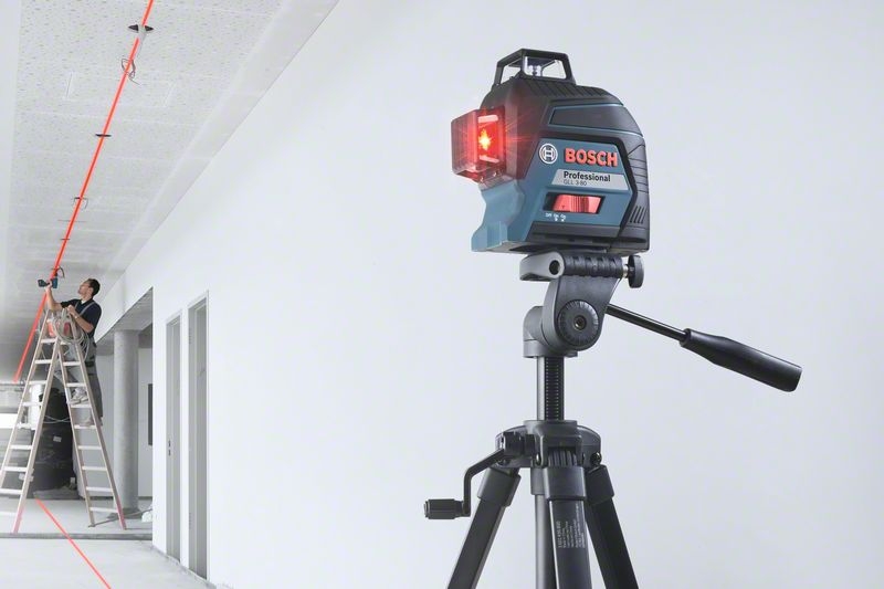 Laser cu linii în cruce profesionale Bosch Blue 0601063S00 GLL3-80 în geantă