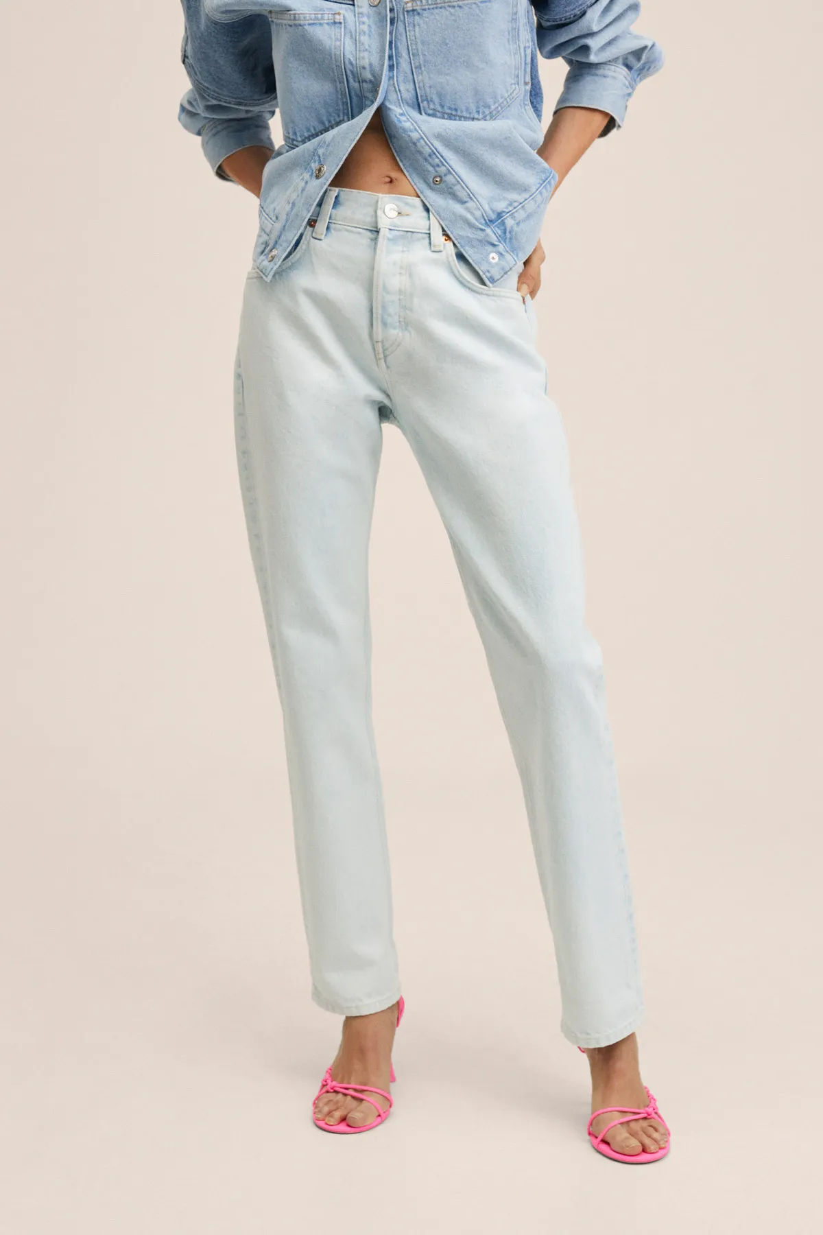 MANGO  Blaue Damenjeans 27014764