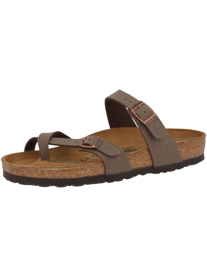 Birkenstock Pantolette Mayari Birko-Flor Nubuk normal in braun günstig kaufen 38