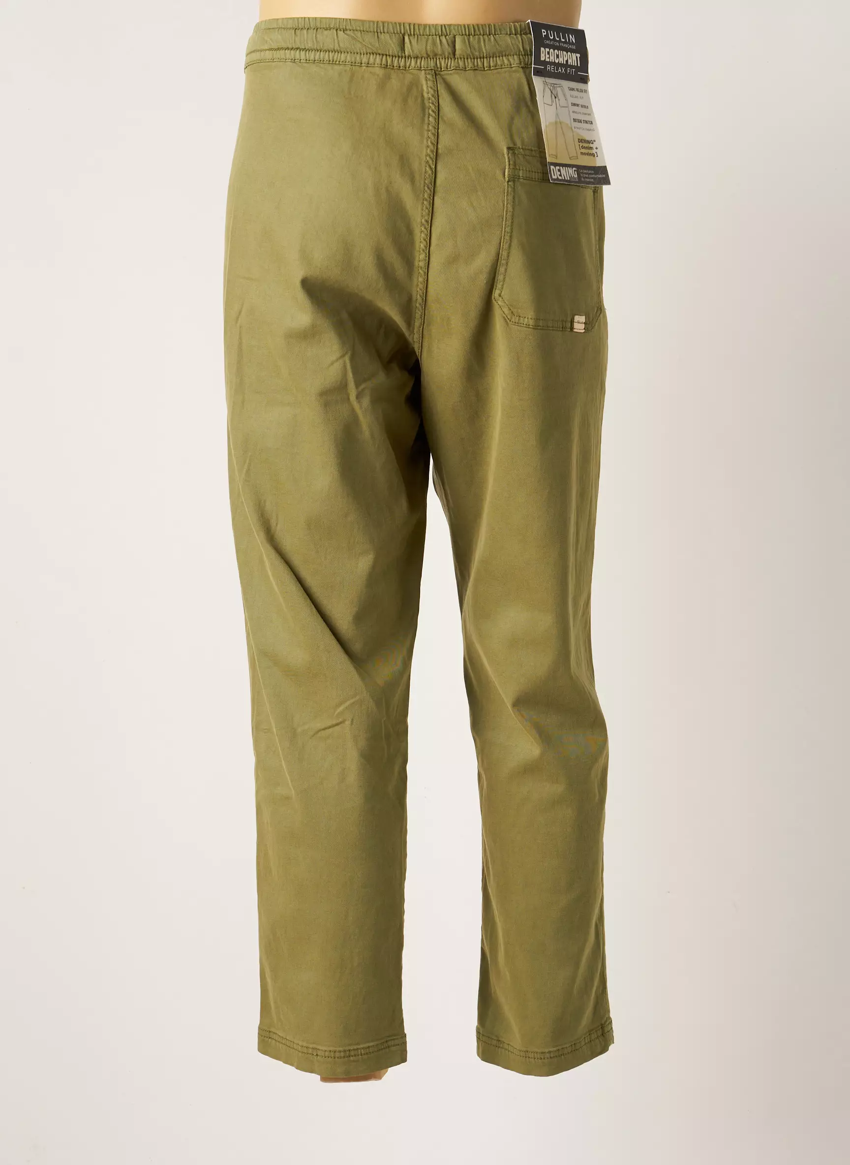 Pull In Pantalons Droits Homme couleur vert