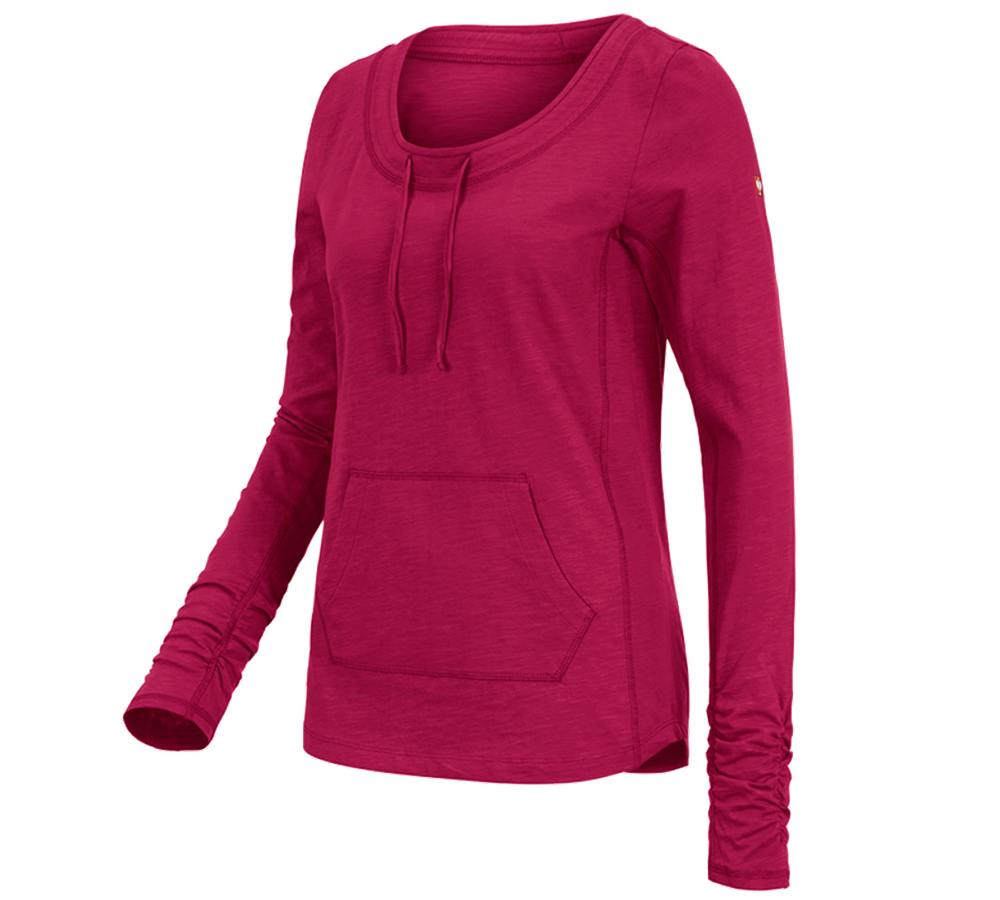 e.s. Longsleeve cotton slub, Damen