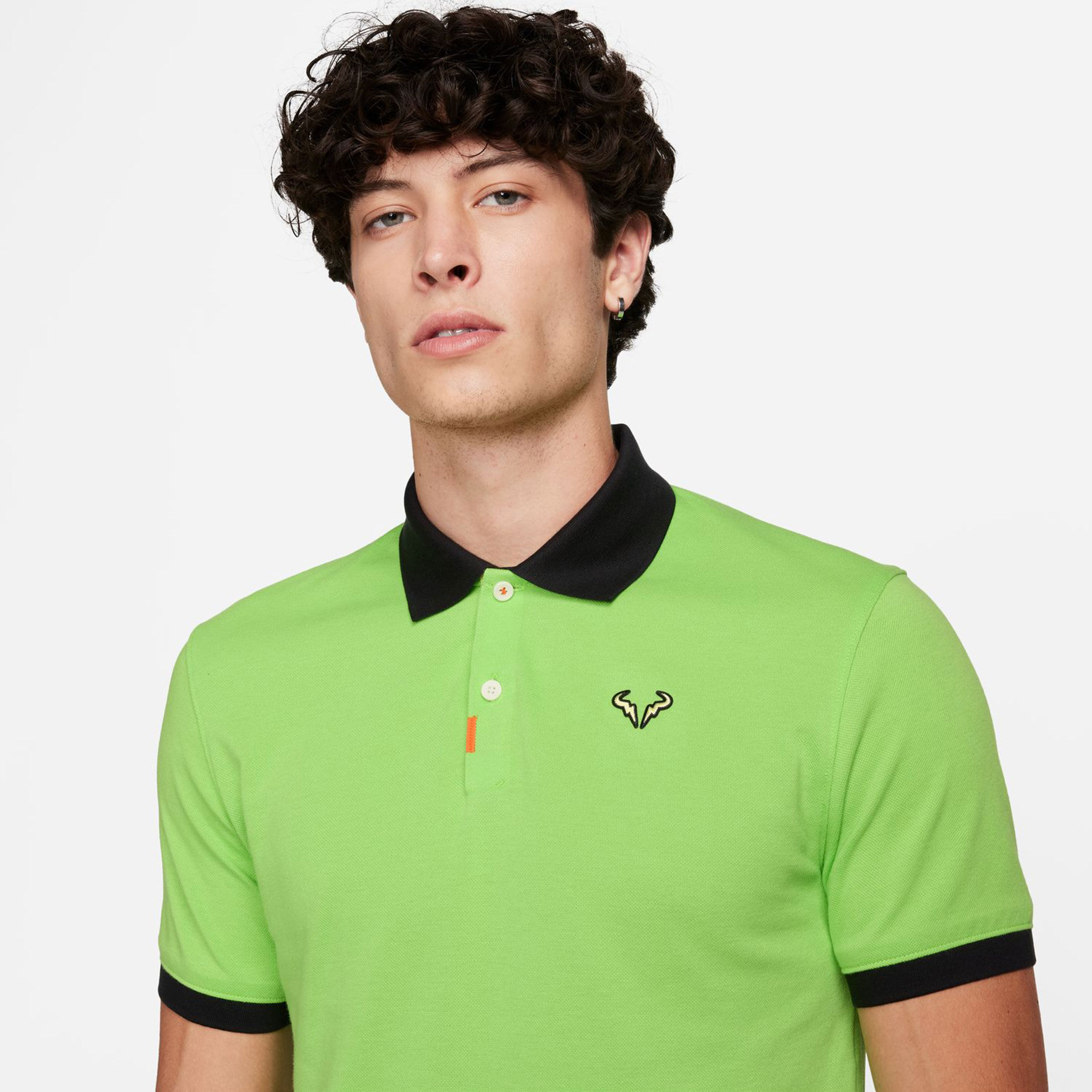 Dri-Fit RAFA Slim Polo Herren - Neongrün, Schwarz