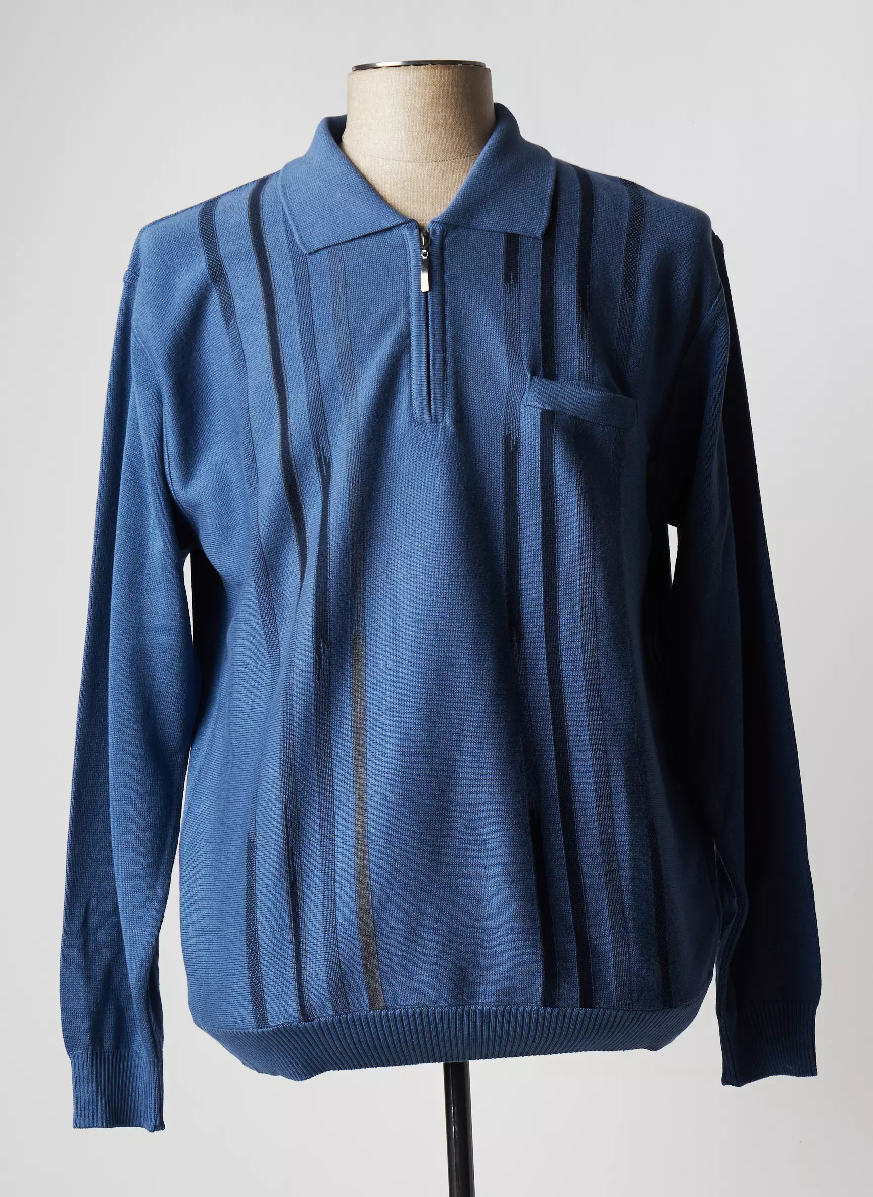 Tricoval Pulls Homme couleur bleu