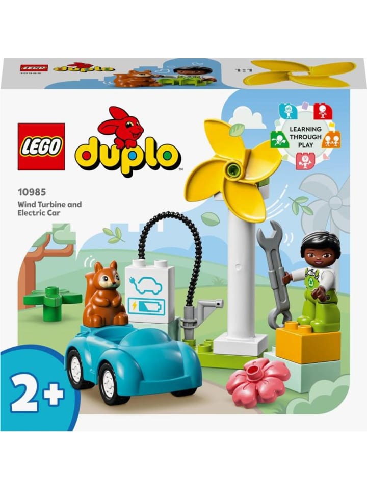 duplo DUPLO Town 10985 Windrad und Elektroauto in Mehrfarbig ab 2 Jahre günstig kaufen onesize
