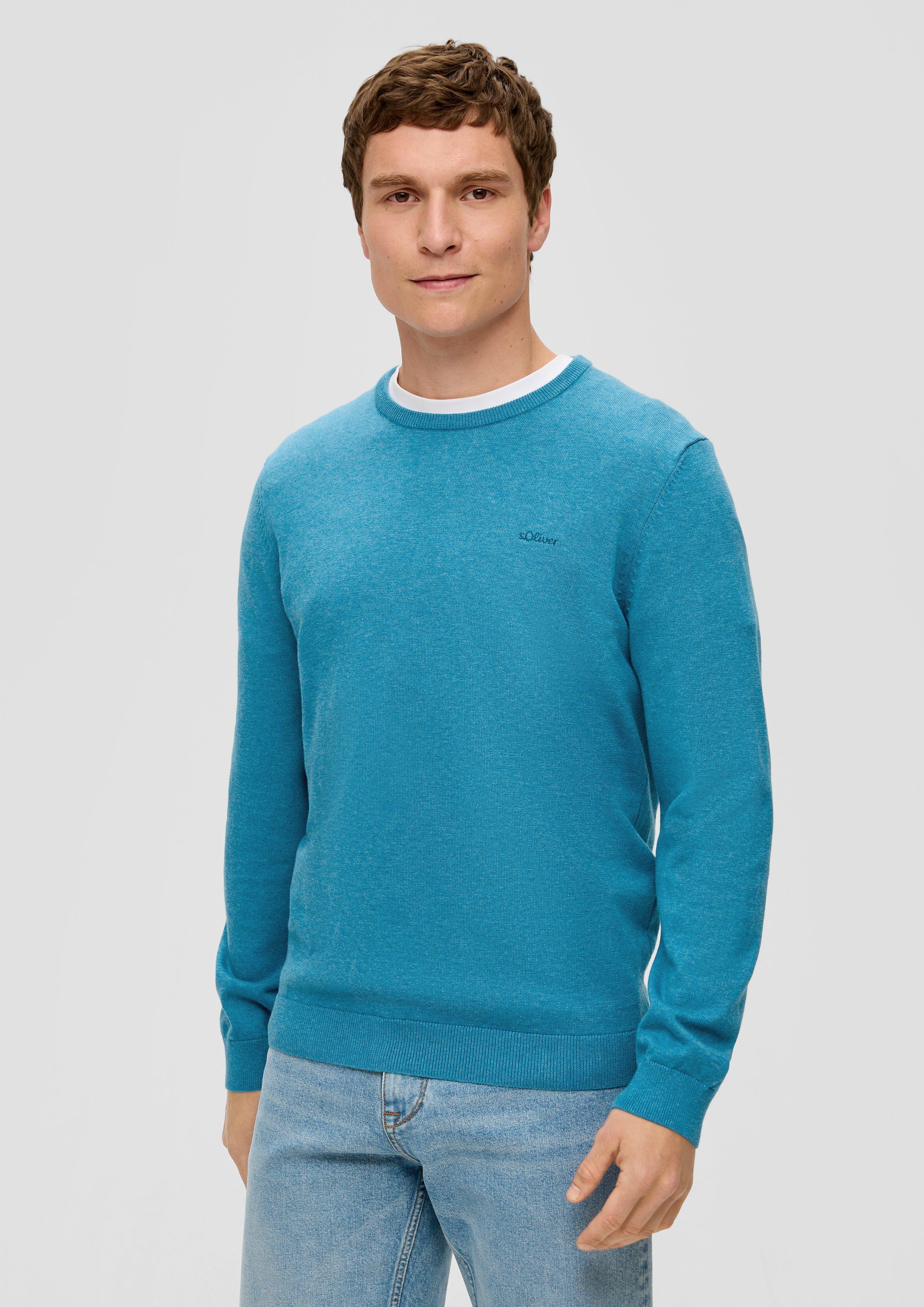 Strickpullover mit Logo-Stickerei  2143173-65W0