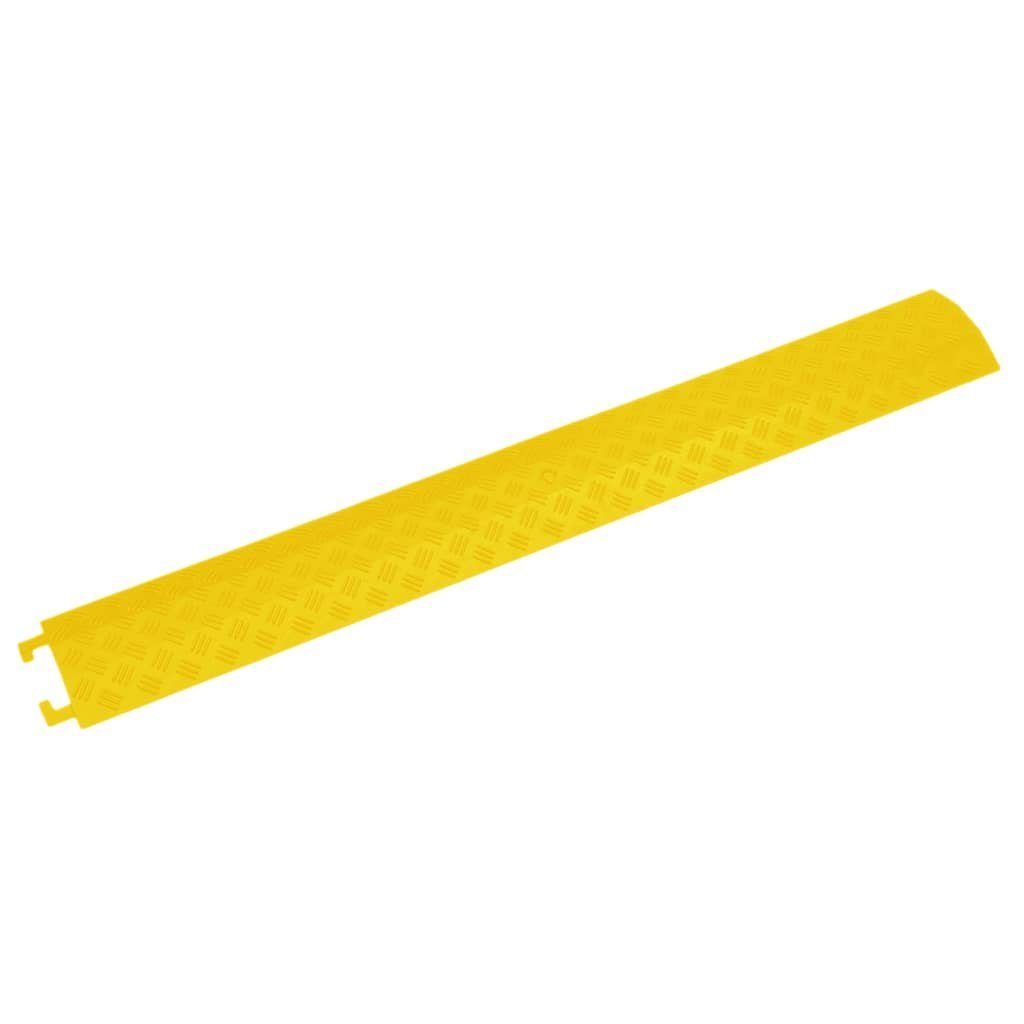 vidaXL Parkschwelle Kabelbrücken 2 Stk 98,5 cm Gelb