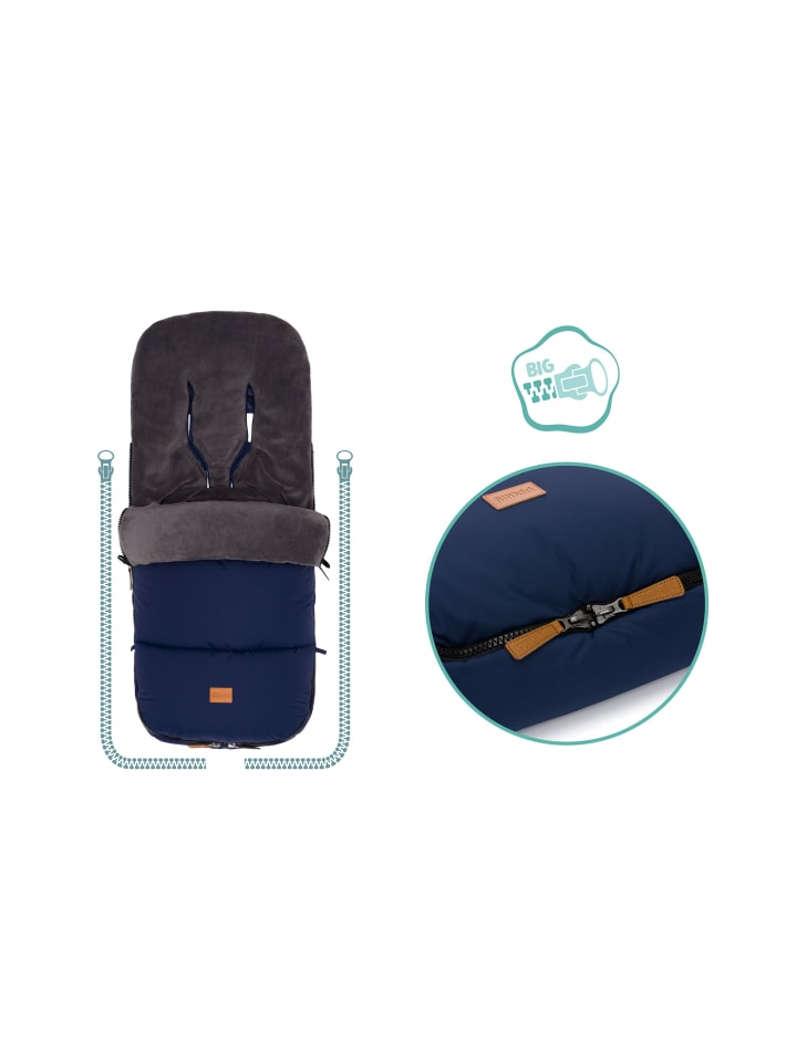 fillikid Winterfußsack Kinley Exklusiv in Navy günstig kaufen onesize