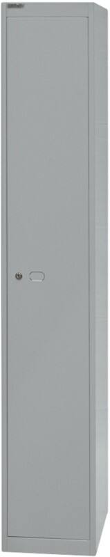 Bisley Metall Schließfach 1 Tür 1 abteile Schlüssel 305 x 457 x 1.802 mm Silber