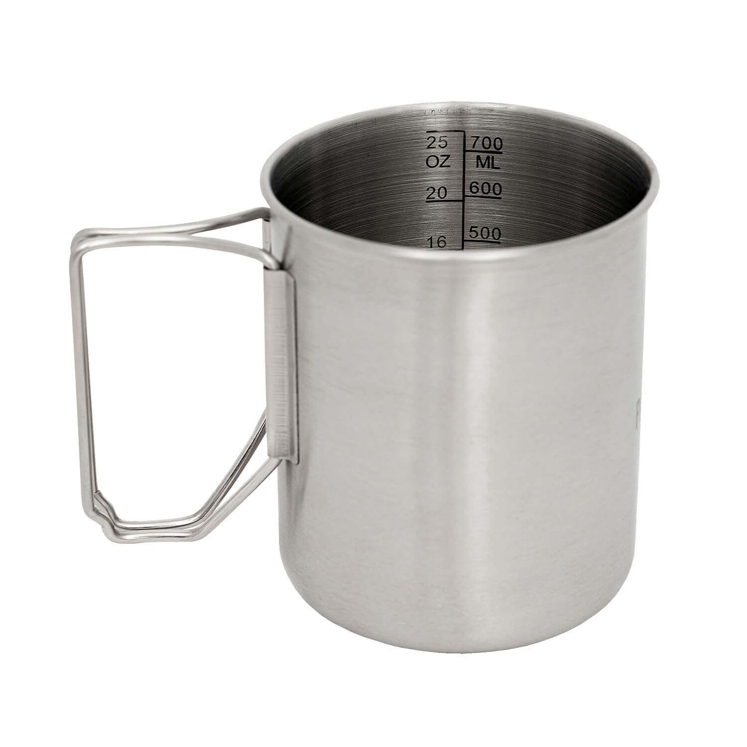 Edelstahl Becher mit Deckel 700 ml