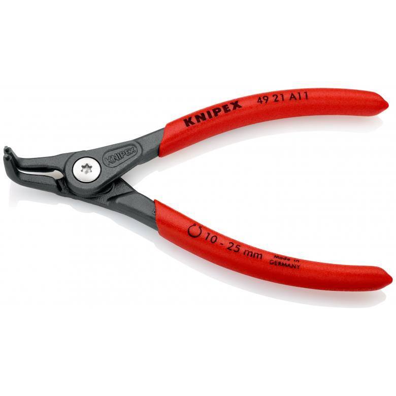 Knipex Sicherungsringzange 49 21 A11 Chrom Vanadium Elektrostahl 130 mm Schwarz, Rot