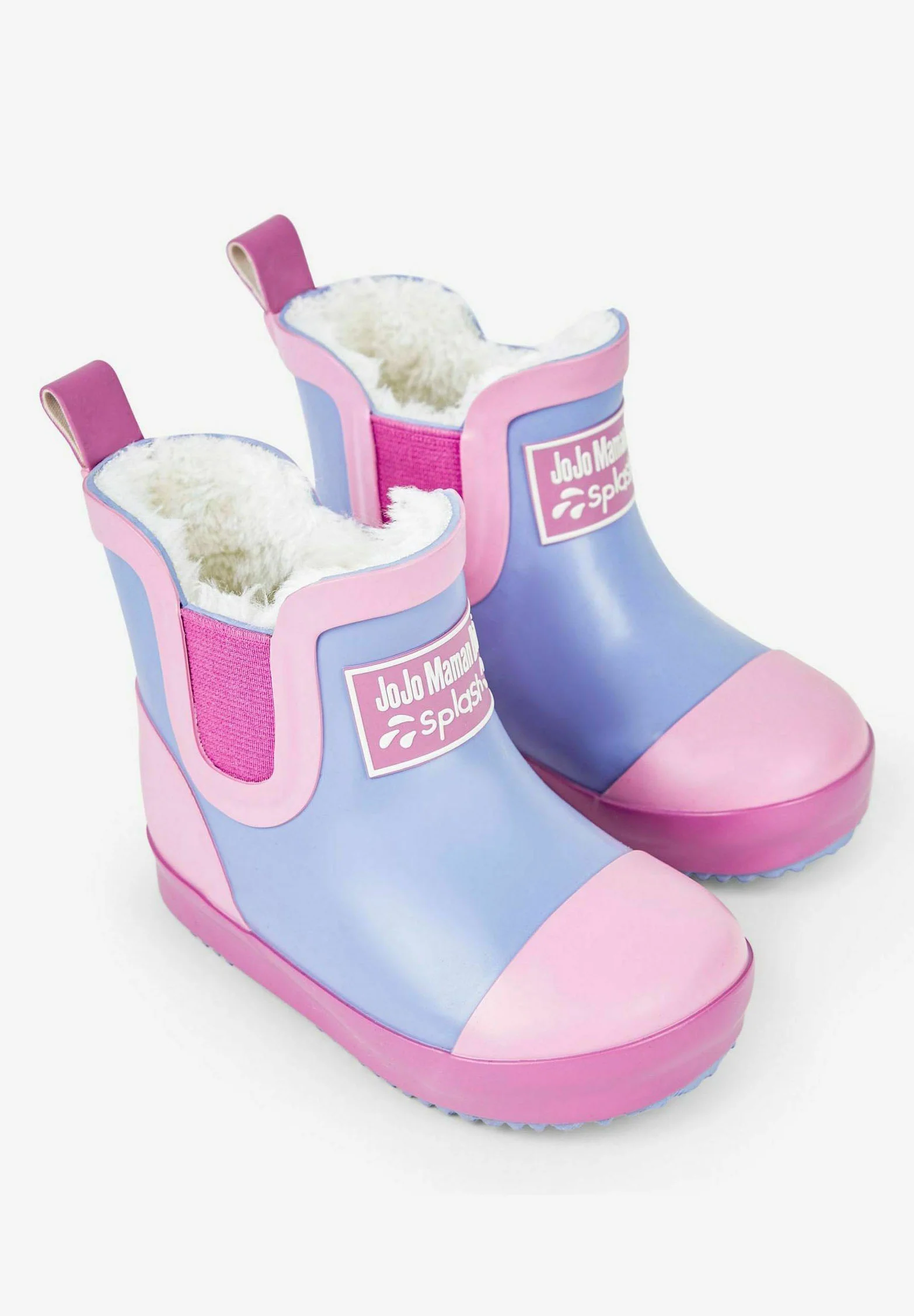 JoJo Maman Bébé COZY LINED COLOR BLOCK - Botas de goma