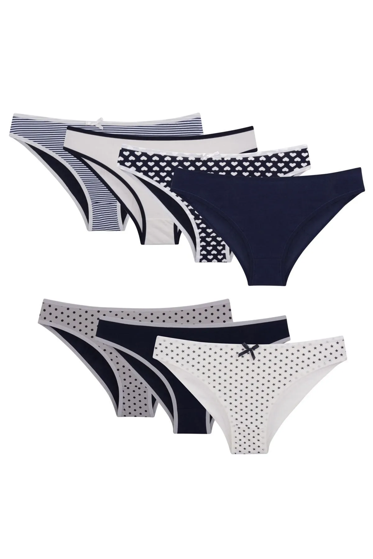 Nicoletta  Damenhöschen 7er-Pack Lycra Lachsfarben