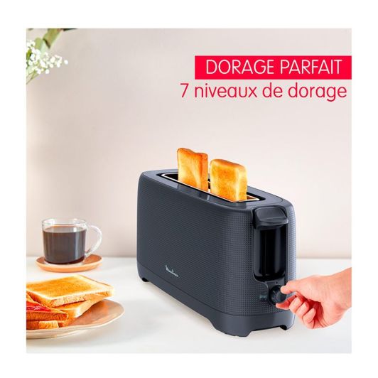 Prăjitor de pâine MOULINEX LS2M0810 Albastru dimineață și noapte