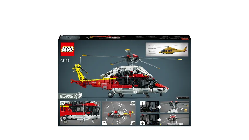 LEGO Technic 42145 Airbus H175 Rettungshubschrauber Modellbausatz