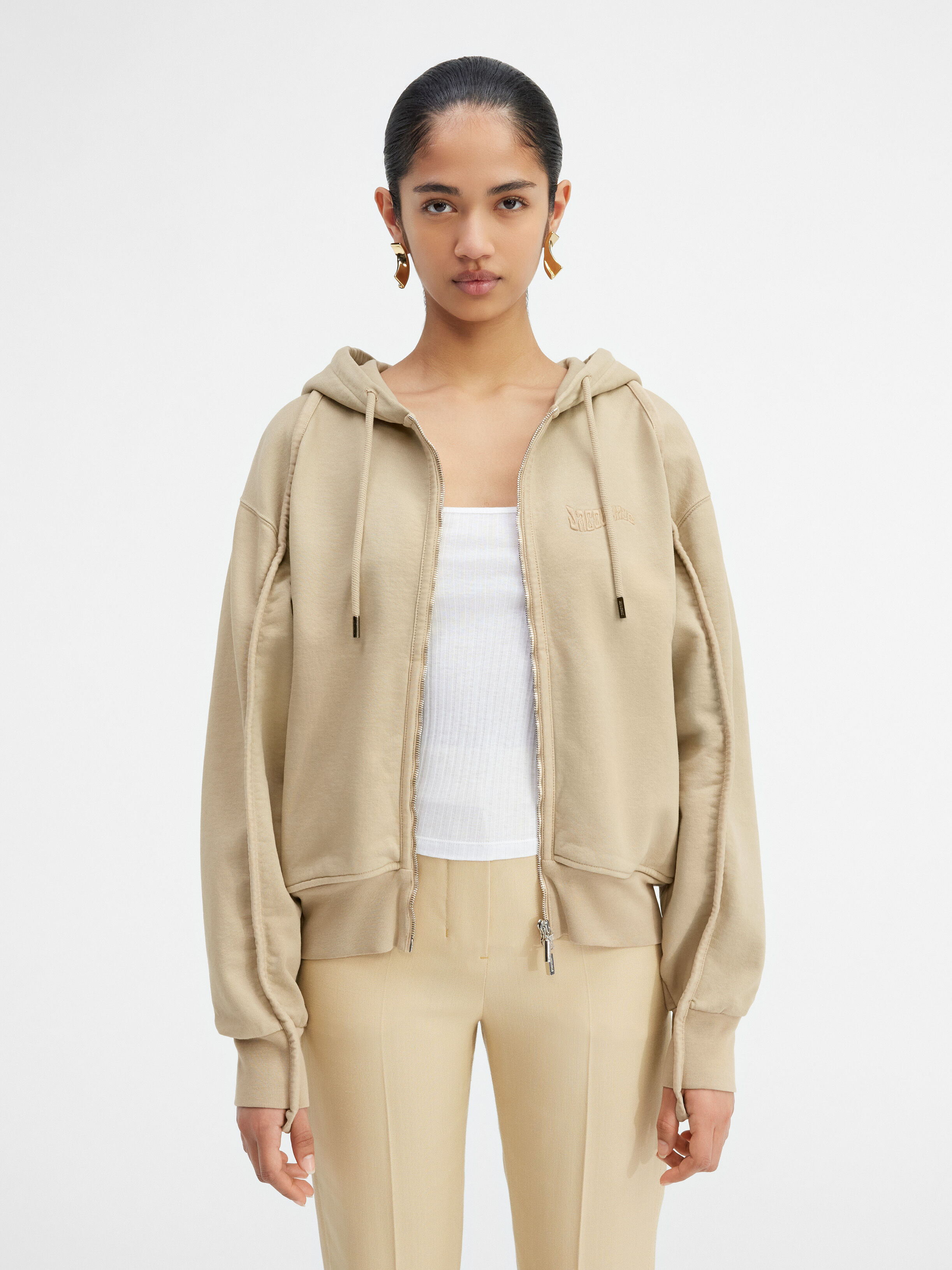 Le sweater Camargue zippé