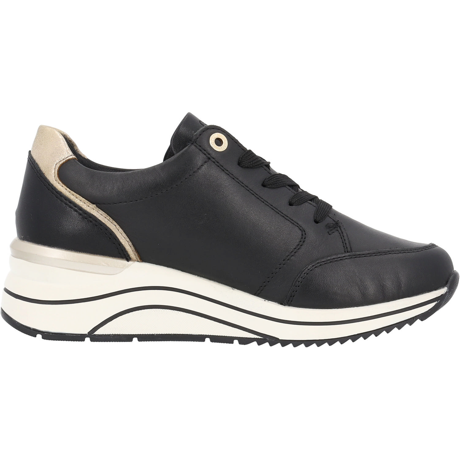 Remonte D0T03, Schnürschuhe, Damen, Schwarz