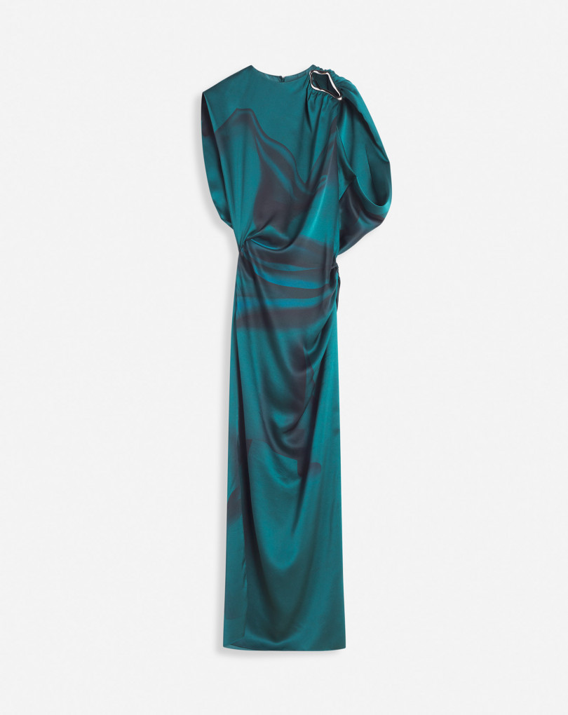 ROBE LONGUE EFFET DRAPÉ