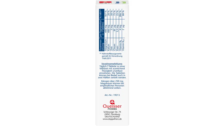 Doppelherz Magnesium 400 + Kalium 30 Tabletten