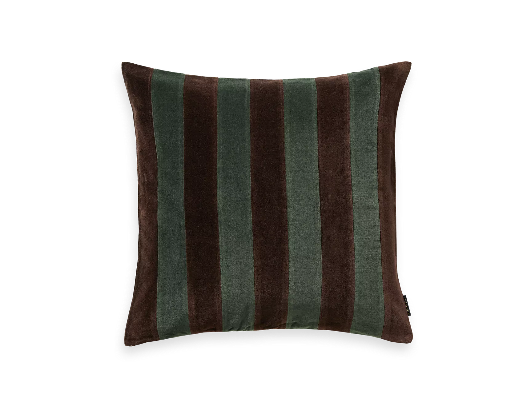 Housse de coussin Vellore à rayures foncées 50 x 50 cm
