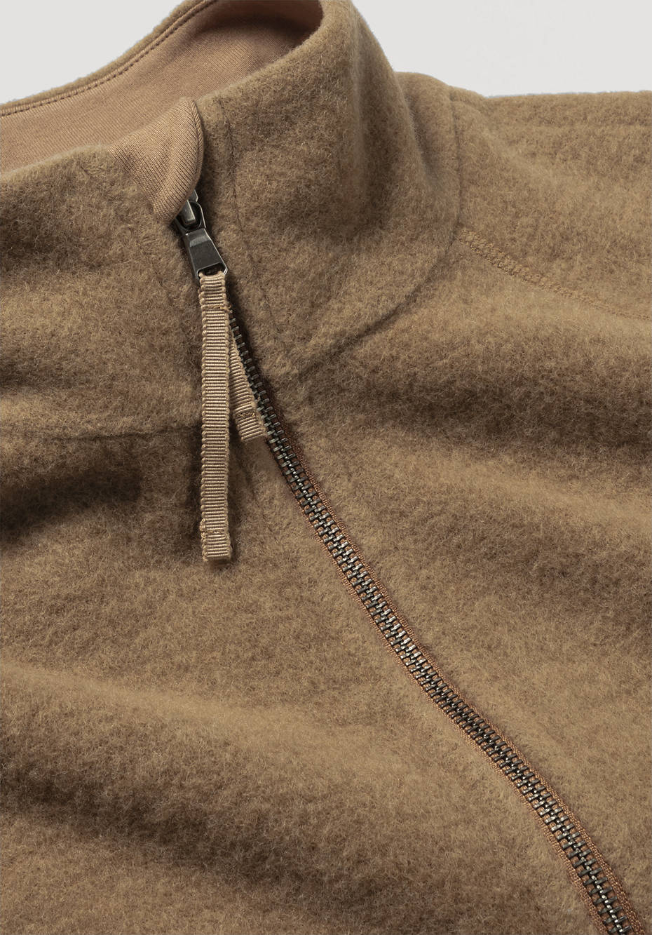 Wollfleece-Jacke aus reiner Bio-Merinowolle