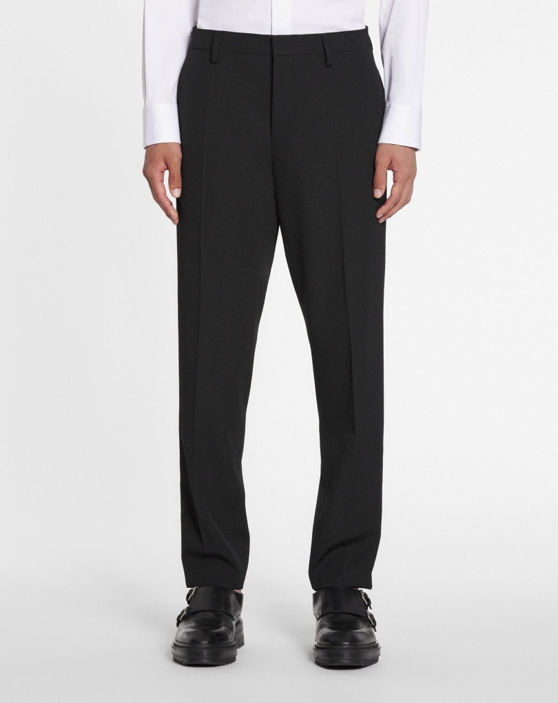 PANTALON CIGARETTE AVEC BANDES LATÉRALES