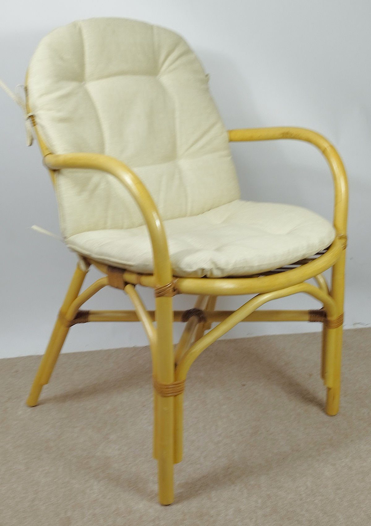 Rattani Rattanstuhl Rattansessel, Rattanstuhl Modell Kinari, Rattan Natur