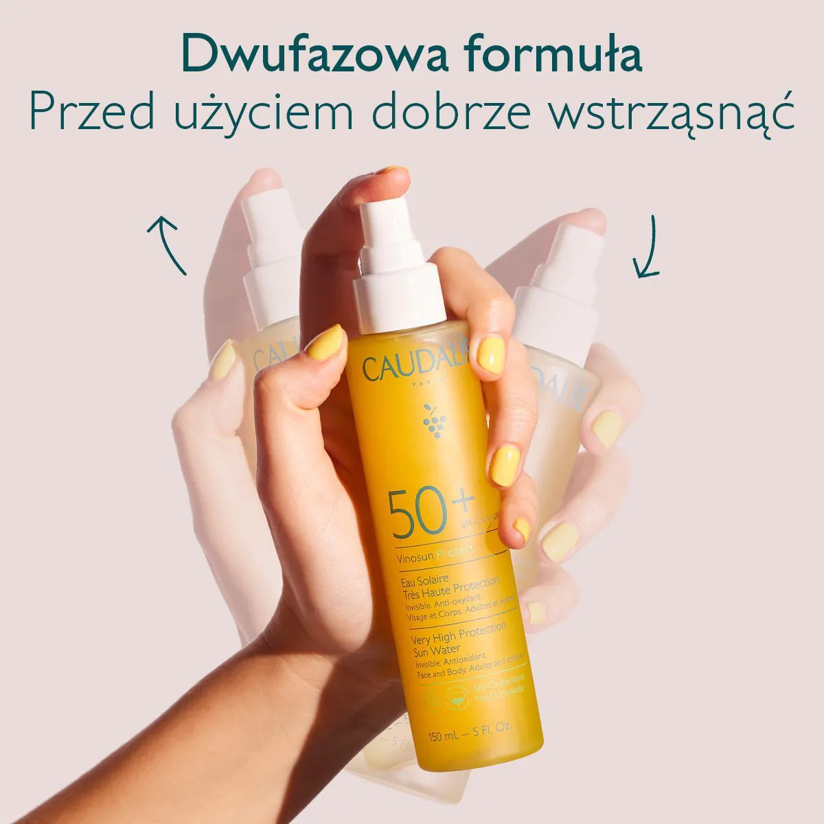 Caudalie Vinosun Protect Solar Water με πολύ υψηλή προστασία SPF50+