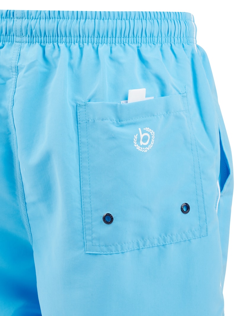 Badehose mit Logo in türkis