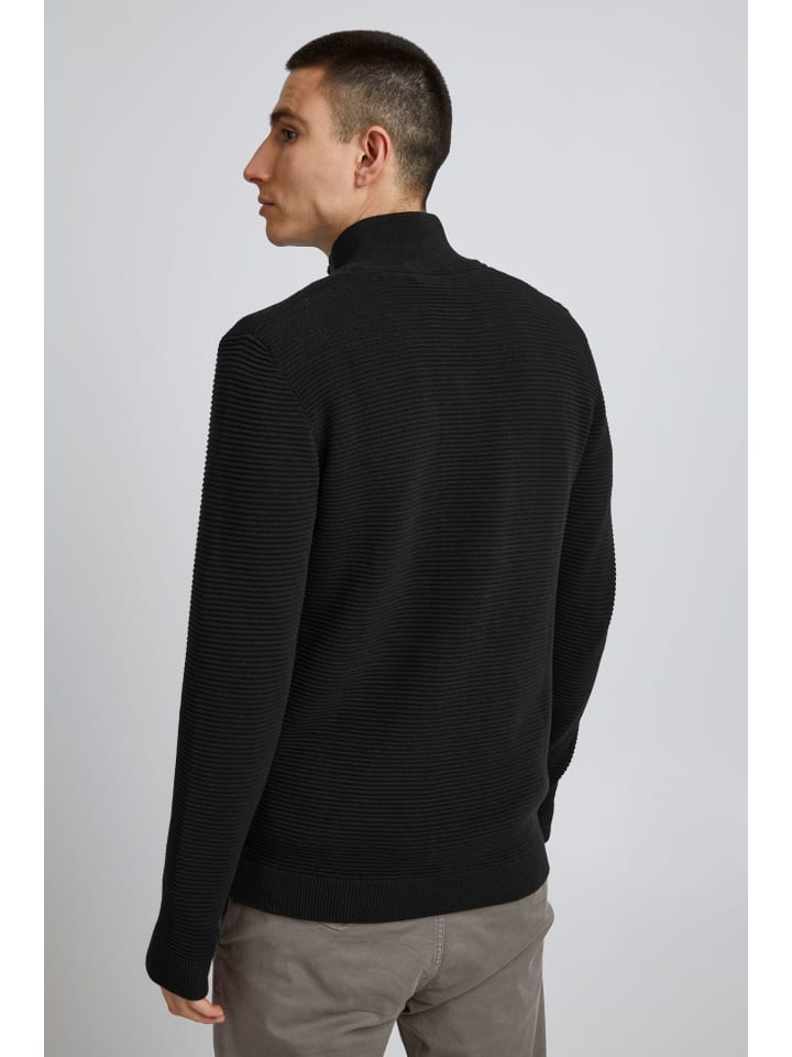 !SOLID Strickjacke SDNicklas 21300817-ME Strickjacke mit Reißverschluss in Schwarz günstig kaufen