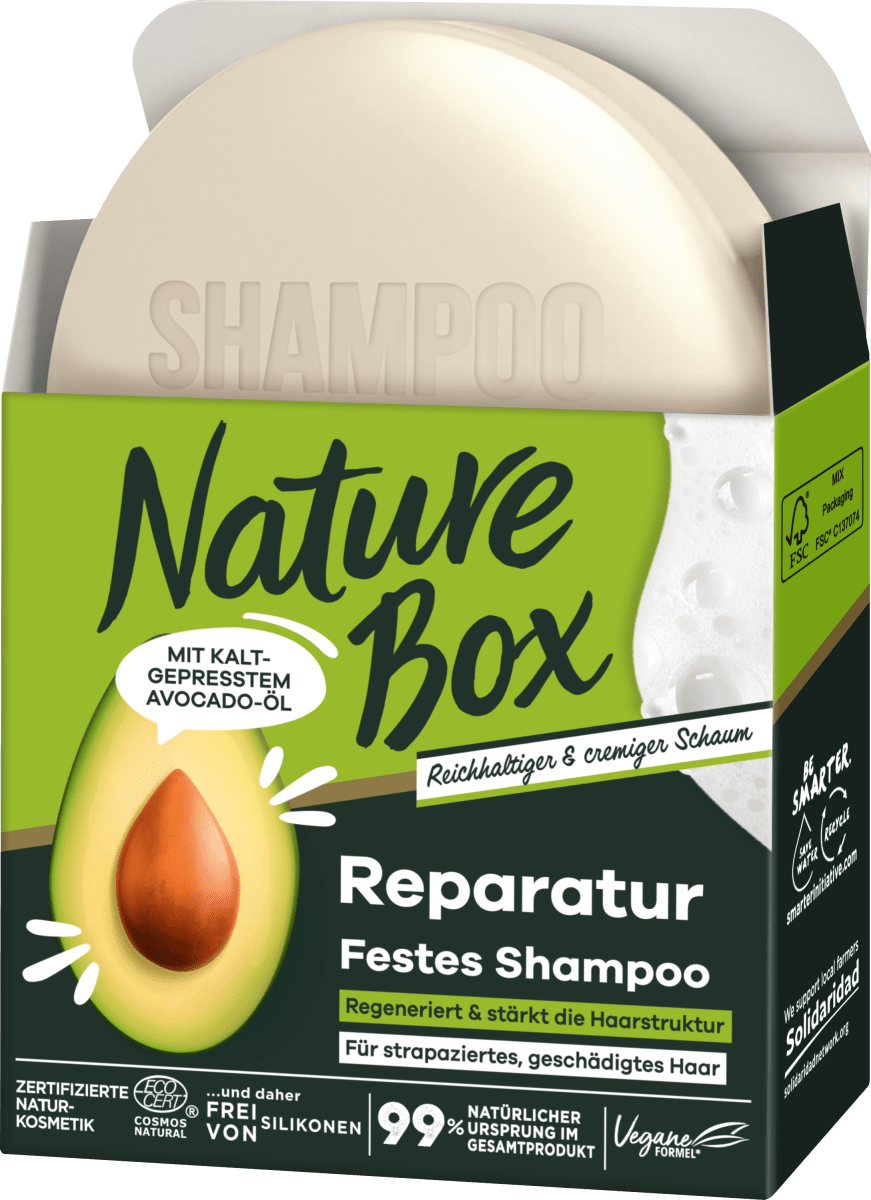 Festes Shampoo Avocado, 85 g