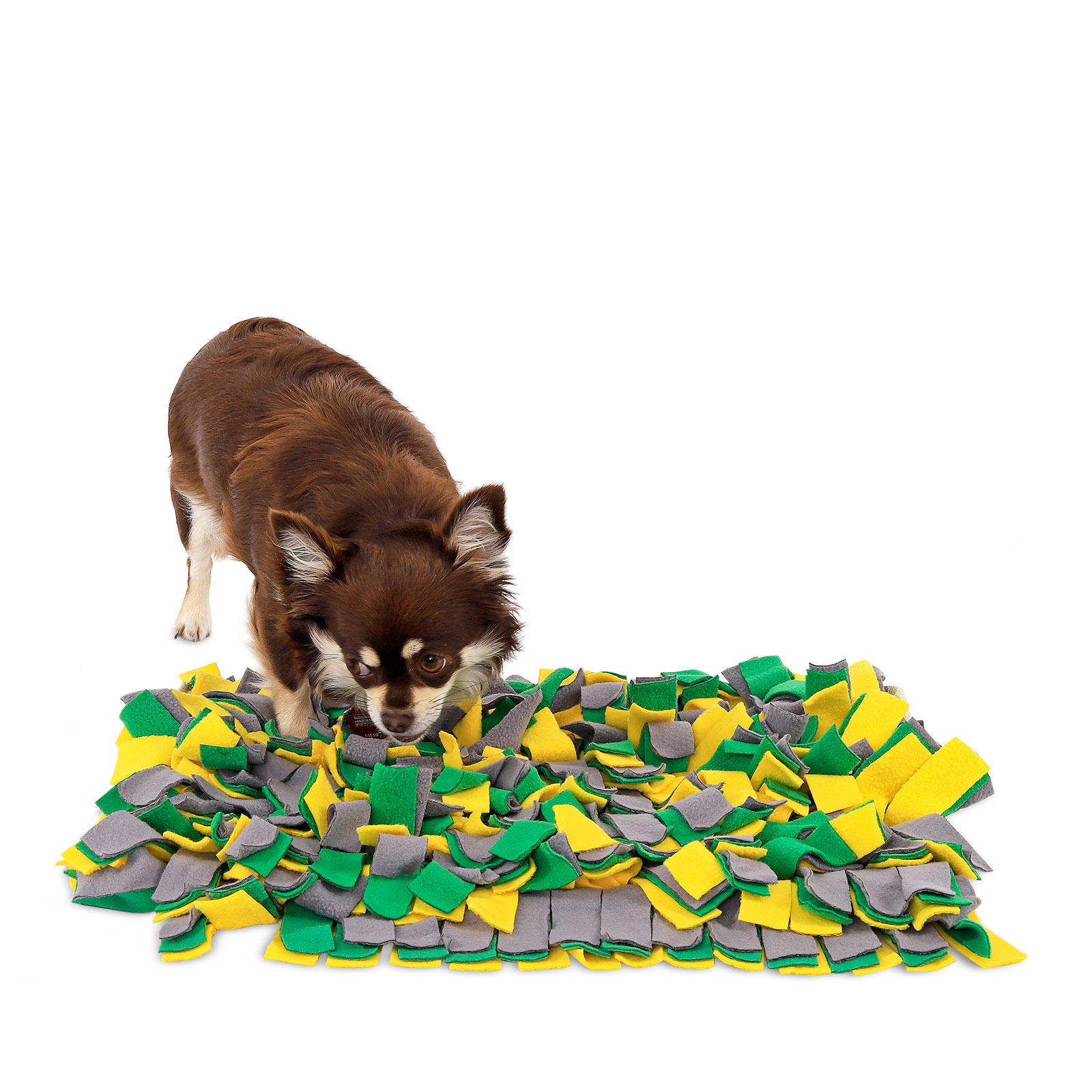 Lionto Intelligenzspielzeug Lionto Schnüffelteppich für Hunde gelb/ grün