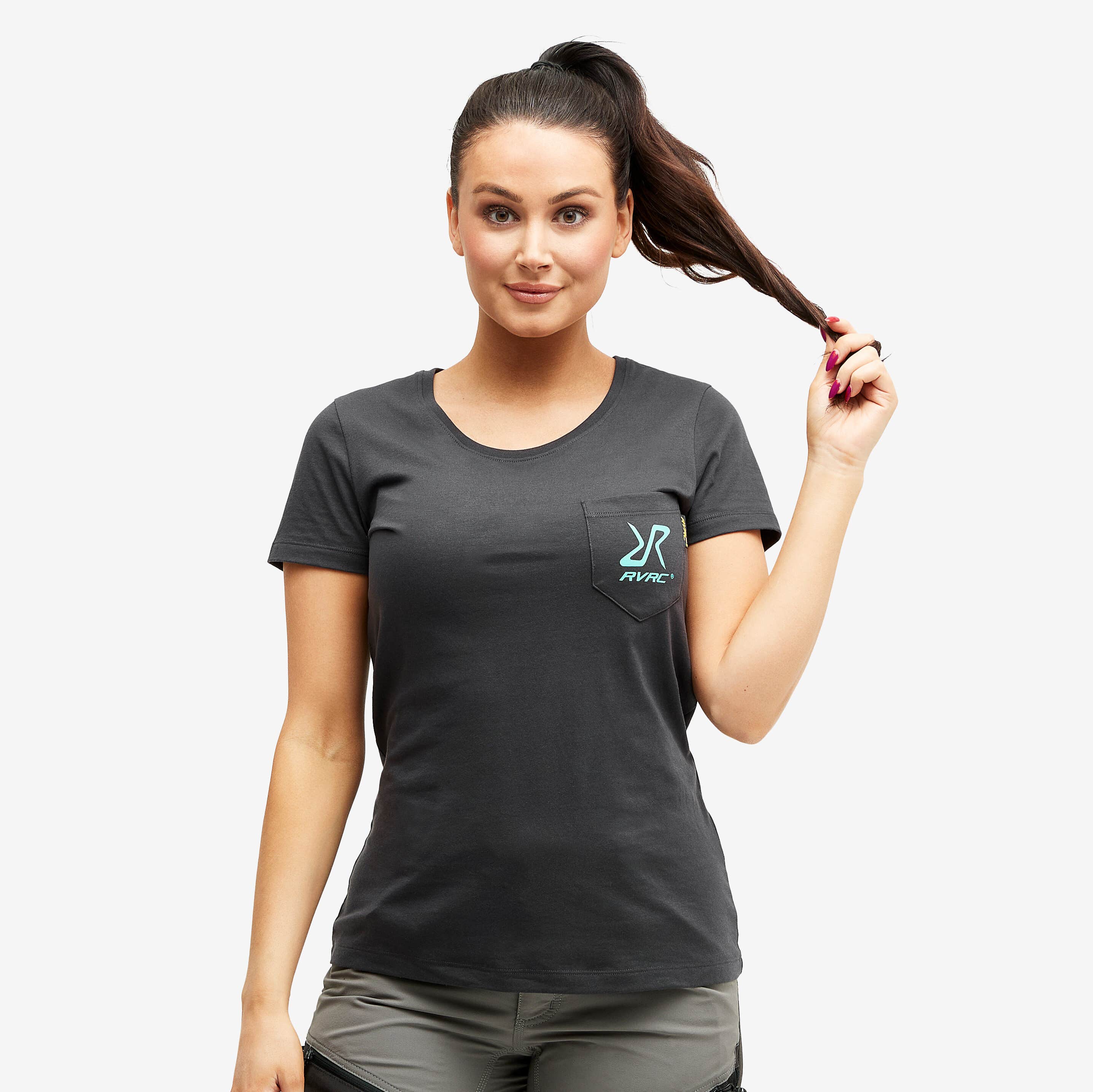 Fat Graphic Tee Femme Obsidian