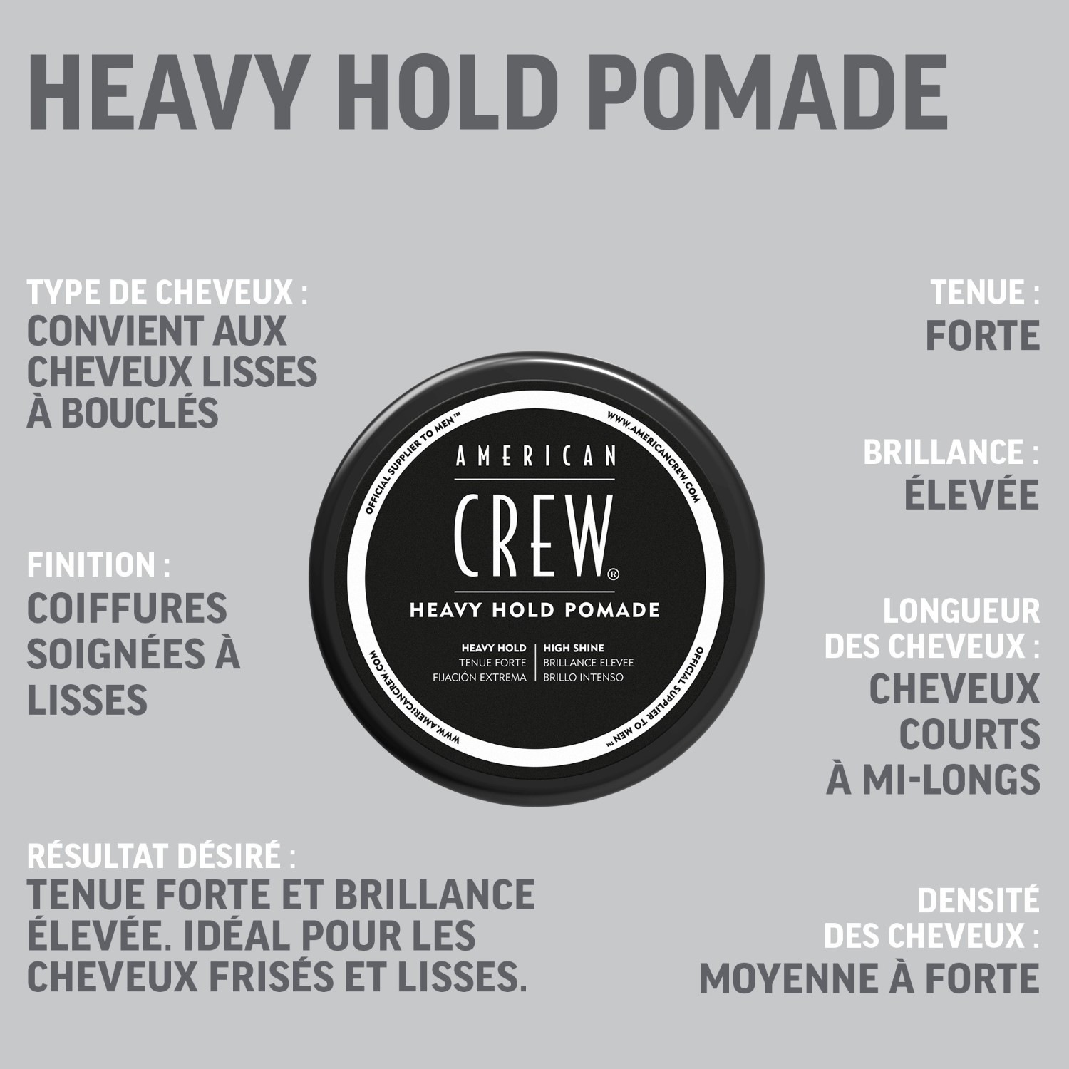 American Crew pomada za snažno učvršćivanje