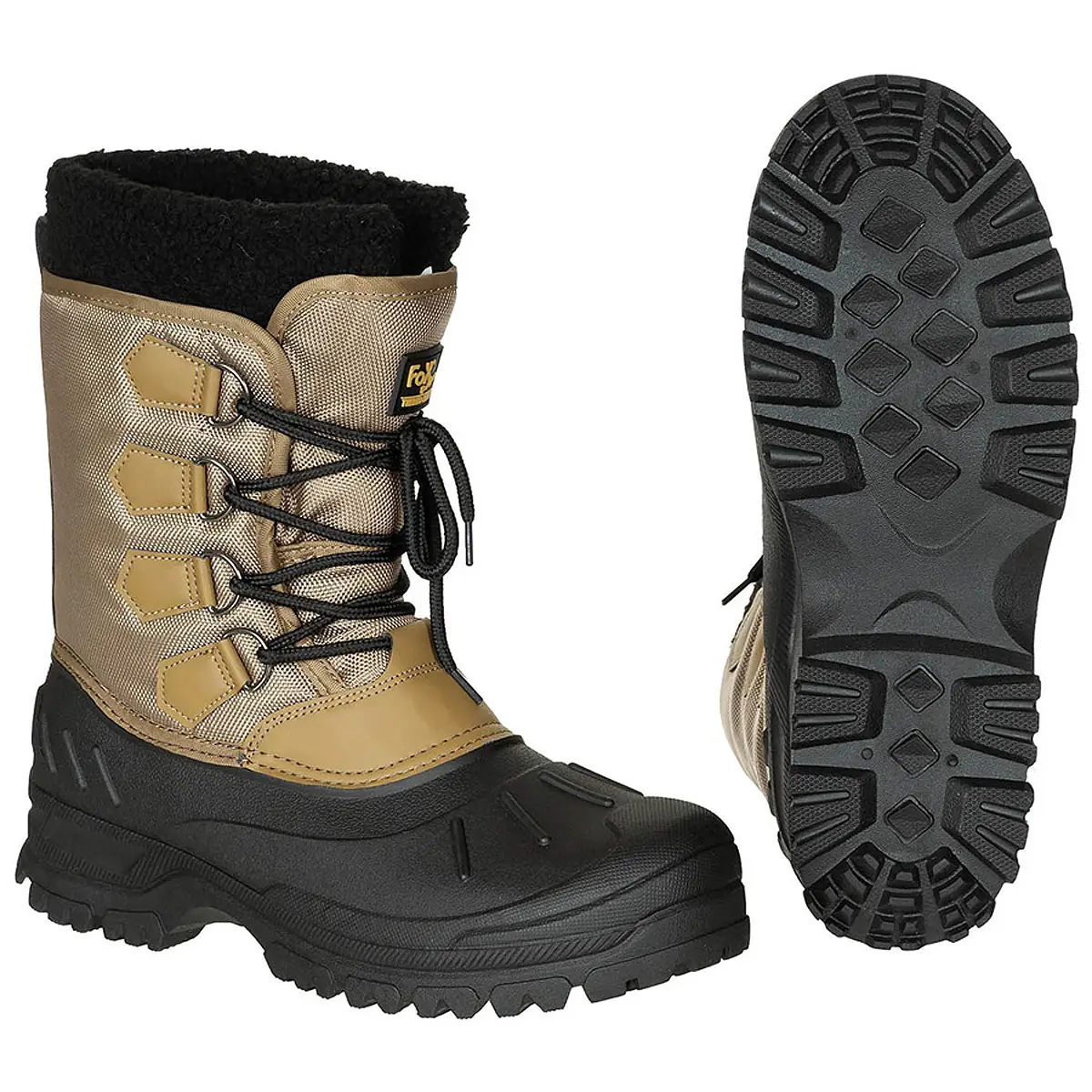 Kälteschutzstiefel geschnürt khaki