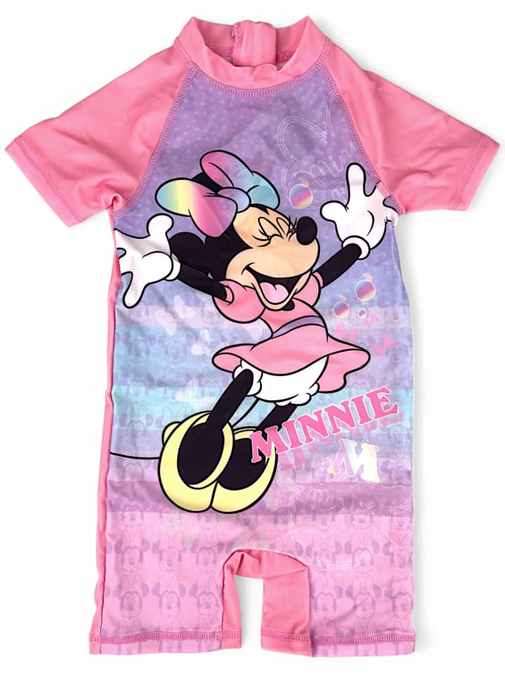 Disney Minnie Mouse Badeanzug UV50  Disney Minnie Mouse in Rosa günstig kaufen 110/116