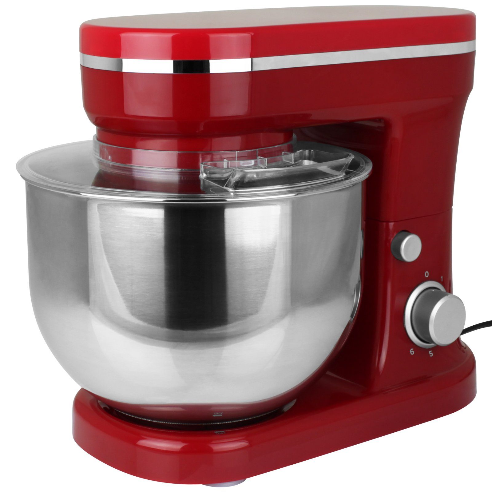 Hatex Küchenmaschine 1200W mit Farbwahl, 1200,00 W, Teigkneter Standmixer Mixer Rührfunktion Rühraufsatz