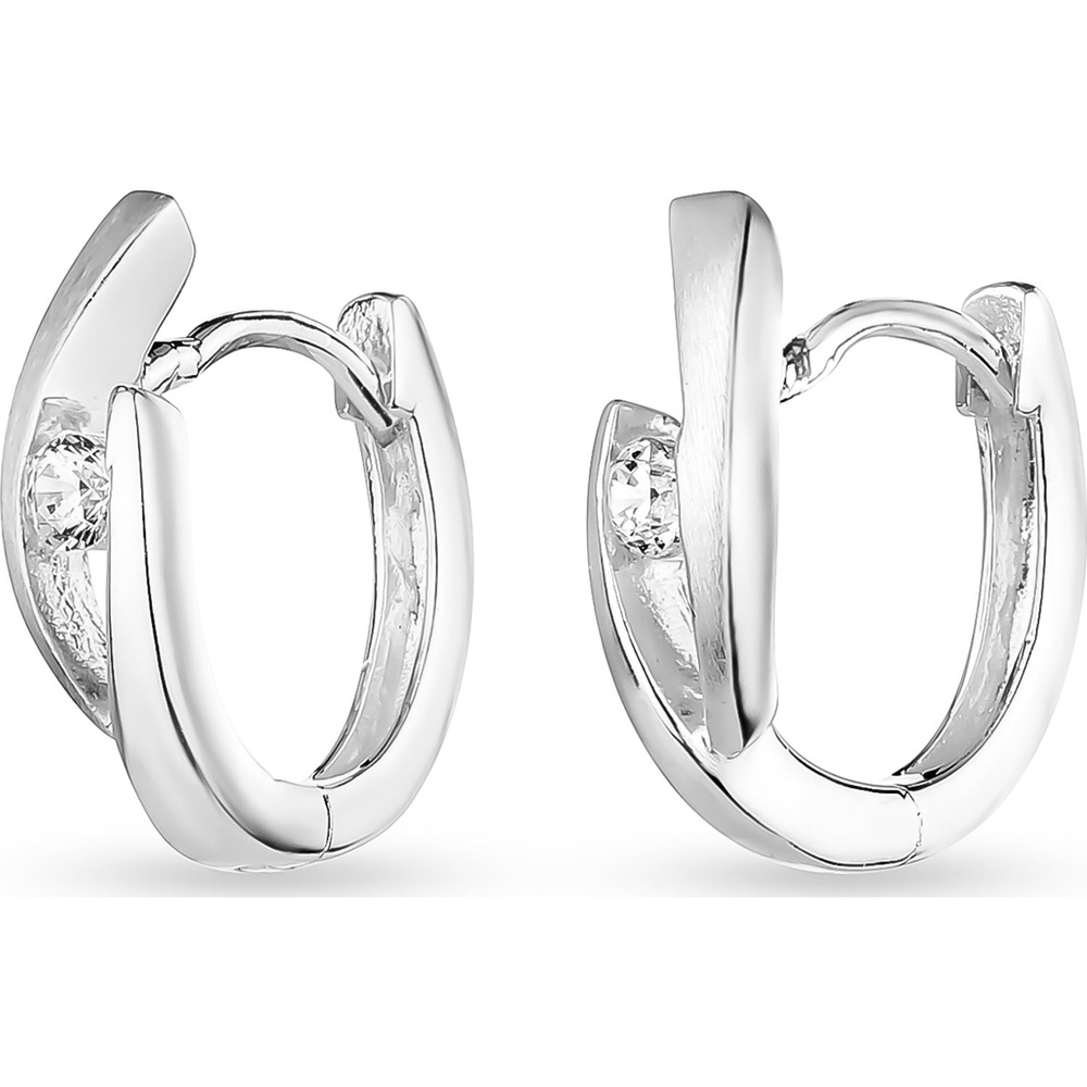 FAVS Créoles 925 Argent Boucles d'oreilles