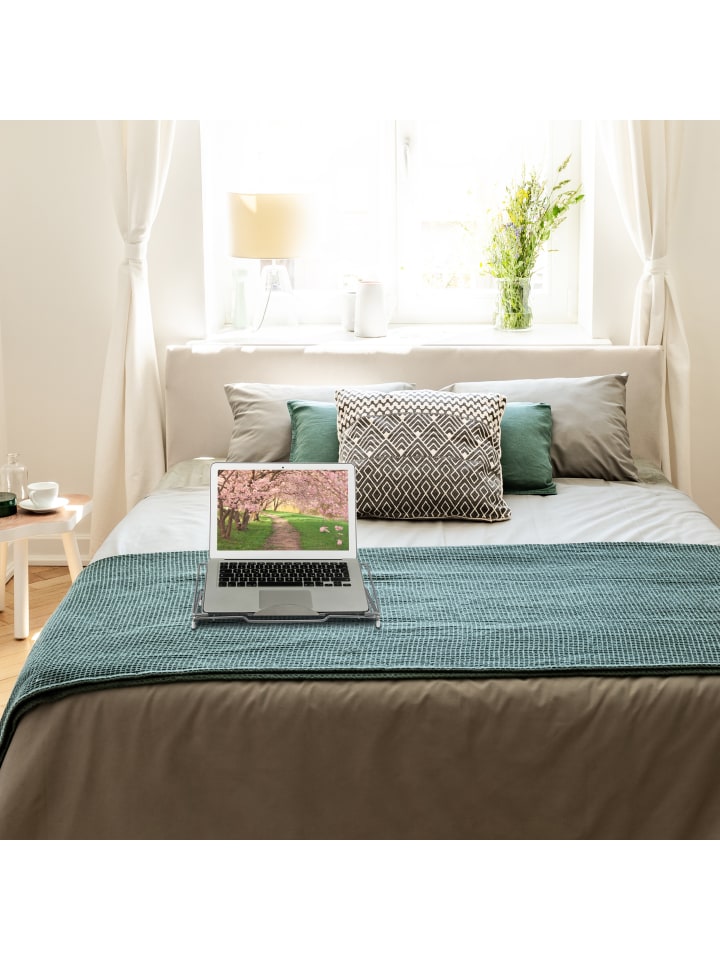 relaxdays Laptopständer in Silber - (B)37 x (H)14,5 x (T)25 cm günstig kaufen onesize