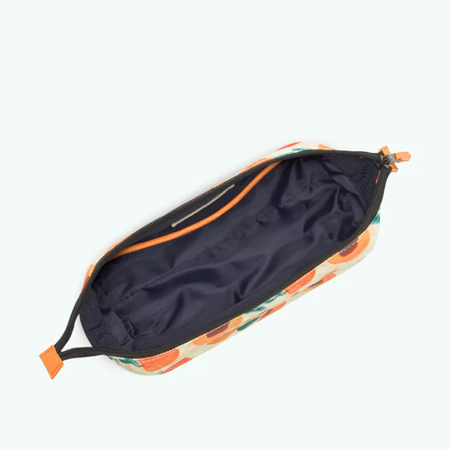 Orange school pencil case Rue Garret